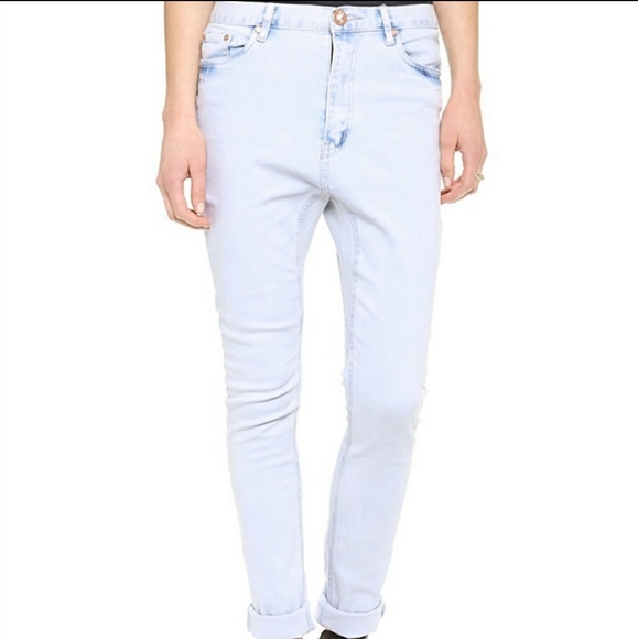 One Teaspoon Runaways Lover Washed Jeans NWT Sz24 - Picture 3 of 10